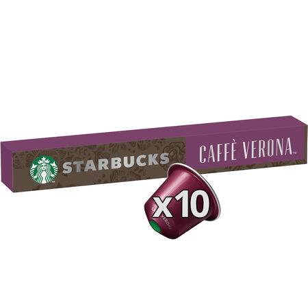 Café caffè verona intensidad 10 Starbucks 10 cápsulas