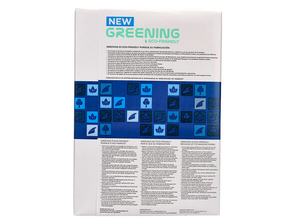 Folios papel A4 Greeningy 500 unidades