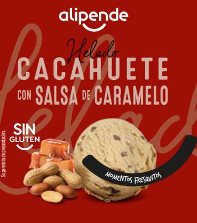 Helado Alipende 500ml Cacahuete
