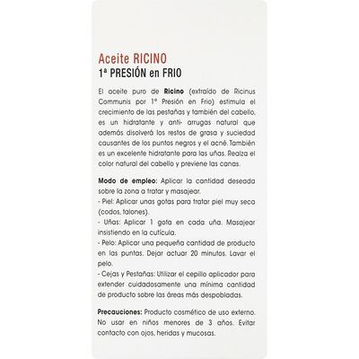 Aceite facial recino Bioglow 30 ml