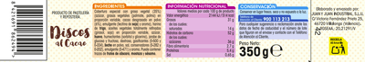 Discos de pasteler&iacute;a al cacao Alipende 350 g