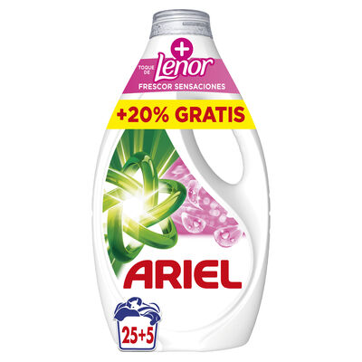 Detergente l&iacute;quido Ariel 25+5 lavados Leonor Sensaci&oacute;n