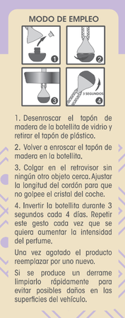 Ambientador coche Lanta 6ml elegance