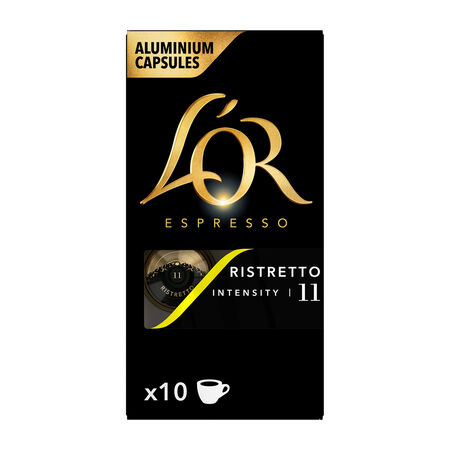 Café espresso ristretto intensidad 11 L'Or 10 cápsulas