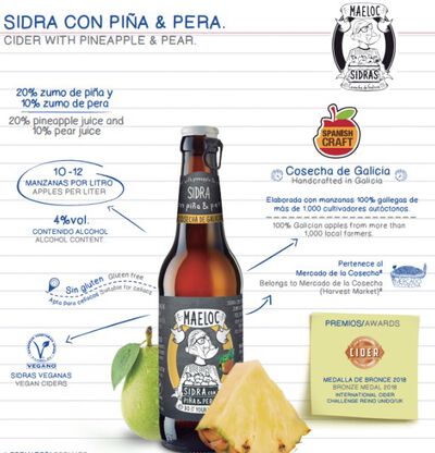 Sidra Piña-Pera Maeloc 33cl