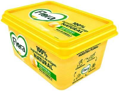 Materia grasa vegetal para untar Flora 400g