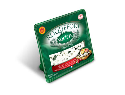 Queso roquefort en cuña Société 100g