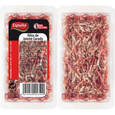 Hilos de jam&oacute;n curado Espu&ntilde;a pack 2 de 45g