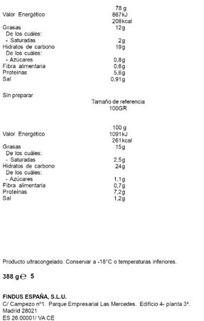 San jacobos La Cocinera 388g