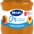 Confitura con 0% az&uacute;car a&ntilde;adido de melocot&oacute;n Hero 280g