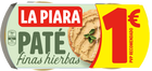 Pat&eacute; de finas hierbas La Piara pack 2