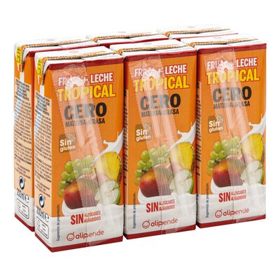 Fruta con leche tropical Alipende pack 6