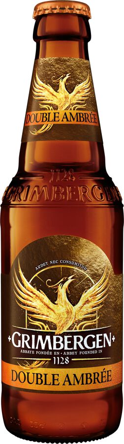 Cerveza belga GRIMBERGEN DOUBLE, botellín 33 cl