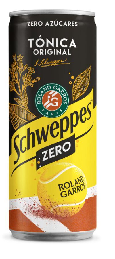 T&oacute;nica zero Schweppes lata 33cl