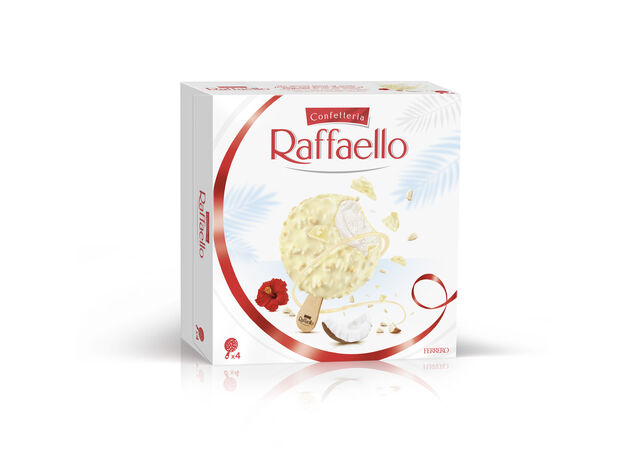 Helado Ferrero Rocher 4 uds Raffaello