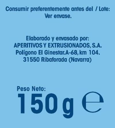 Patatas fritas bajo en sal Alipende 150g