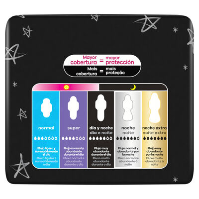 Compresa con alas Ausonia 8 unidades Noche Ultrafina