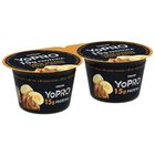 Yogur prote&iacute;nas Yopro pack 2 pl&aacute;tano mantequilla cacahuete