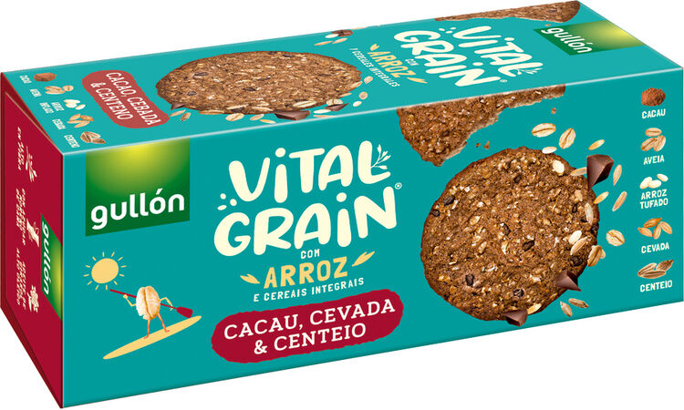 Galleta de arroz y cacao Vitalgrain Gullón 250g
