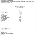 Cerveza sin filtrar Mahou 5 estrellas botella 33cl