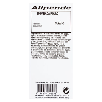 Empanada 3 uds pollo