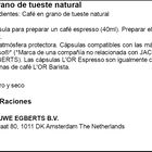 Café espresso ristretto intensidad 11 para máquinas Nespresso L'Or 50 cápsulas