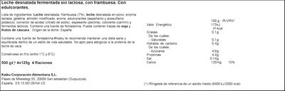 Yogur sin lactosa Kaiku pack 4 frambuesa