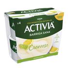 B&iacute;fidus Activia cremoso pack 4 lima lim&oacute;n