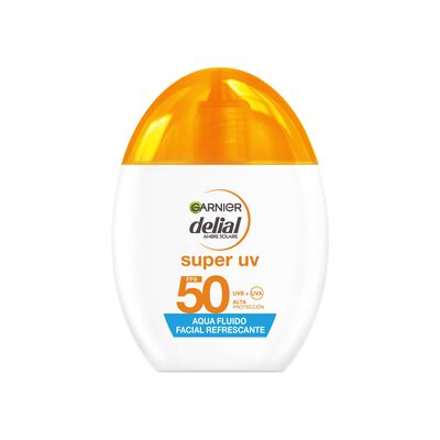  Agua Fluido Facial Garnier Delial Super UV FPS50 Invisible 40ml