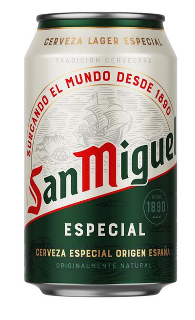 Cerveza rubia San Miguel Especial lata 33cl
