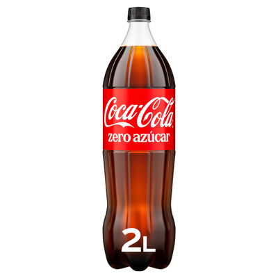 Refresco cola Coca-Cola botella 2l zero az&uacute;car