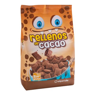 Cereales rellenos sin gluten Alipende 500g cacao