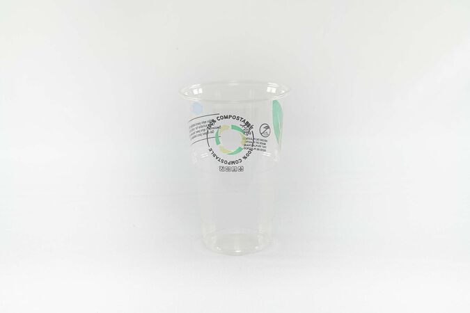 Vasos de plástico Betik 15 uds 500cc compostables