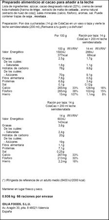 Cacao Cola-Cao 760g + 176g