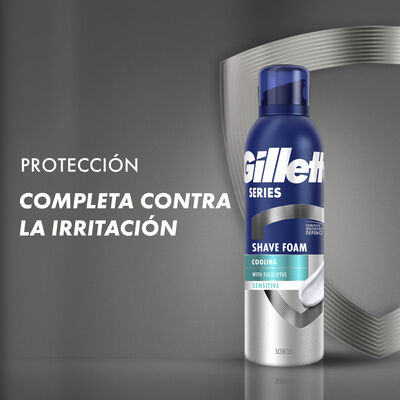 Espuma de afeitar Gillette 200+50ml series refrescante