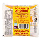 Salchicha frankfurt con queso Alipende 140g pack 4 uds