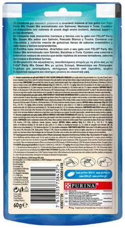 Snack gato Félix Party Mix Ocean 60g