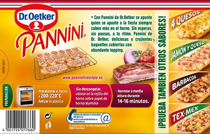 Pannini Dr.Oetker 250g bacon