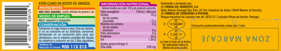 At&uacute;n claro Alipende pack 6 en aceite girasol