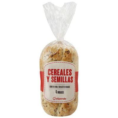 Panecillo de hamburguesa de cereales y semillas Alipende 300g