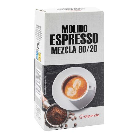 Café molido Alipende 250g espresso mezcla 80/20