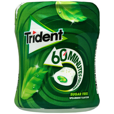 Chicles de hierbabuena sin azúcar Trident 68,2g