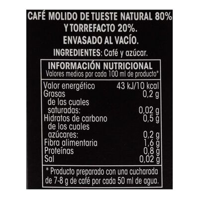 Café molido Alipende 250g espresso mezcla 80/20