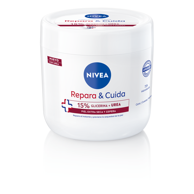 Crema Corporal Nivea 400 ml Repara&Cuida Para Pieles Extra Secas