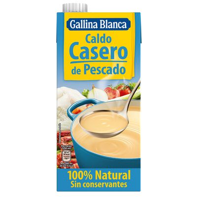Caldo casero pescado con marisco Gallina Blanca 1l