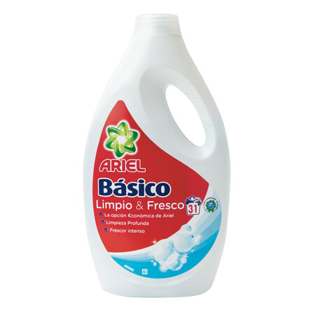 Detergente líquido Ariel 31 lavados básico