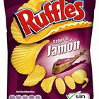 Patatas fritas Ruffles jamón 45g