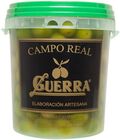 Aceitunas verdes con hueso campo real Guerra 950g