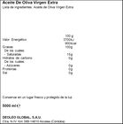 Aceite de oliva virgen extra con sabor intenso Carbonell 5l