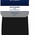 Calcet&iacute;n Hilo Hombre Golden Lady Talla M Negro